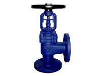(German standard) right angle type bellows globe valve