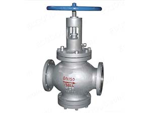 Double-acting throttling valve