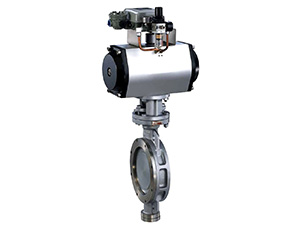 D673H wafer hard seal pneumatic butterfly valve