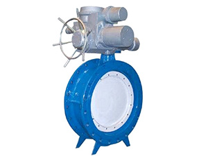 D342X soft sealing butterfly valve flange connection