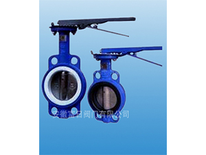 D71X - 16 wafer soft sealing handle butterfly valve