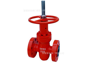 Oil and natural gas high pressure plate gate valve ZF series