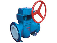 Lined with fluorine plug valves, plug valves X43F